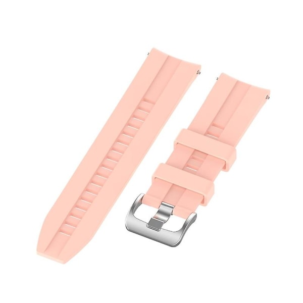 20 mm justerbar vandtæt silikone armbånd urrem til Xiaomi-mibro Air Jikaix Pink