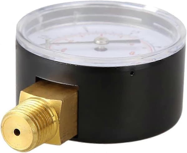 Vattentrycksmätare Pooltrycksmätare Manometer Tryckmätning är 0~15psi eller 0~1bar [DB]