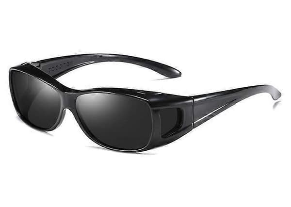 Solglasögon Oversized Herr Polariserade Glasögon Med UV-skydd [DB] Black grey