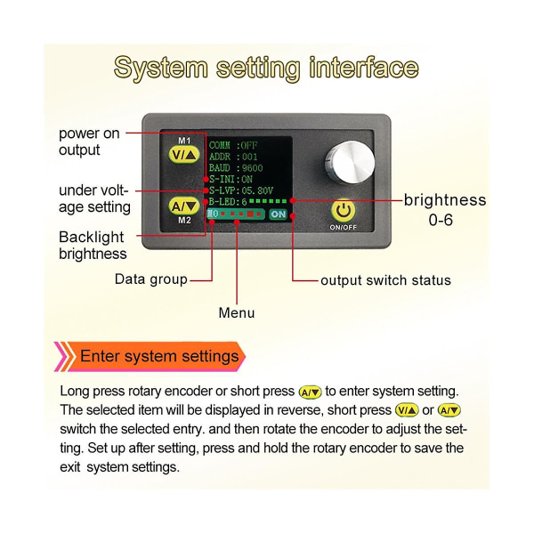 Wz3605e Dc Dc Boost Converter Cc Cv 36v 5a Modul Justerbar Regulert Laboratorium Strømforsyning Voltmeter Ammeter