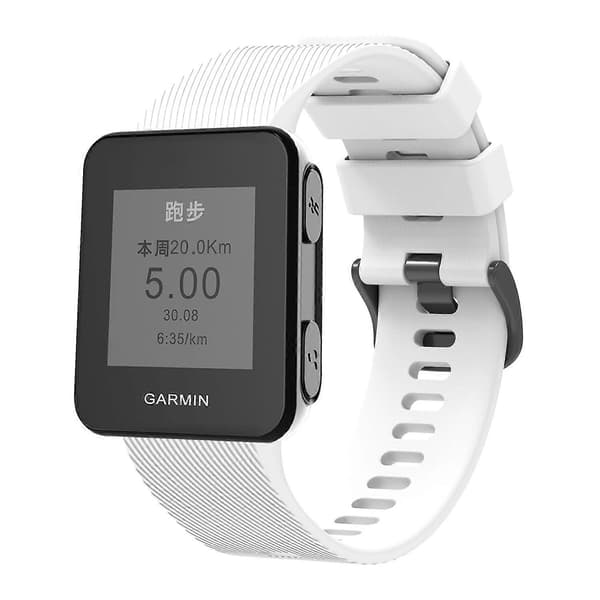 Silikoniranneke Garmin Forerunner 35/30 -kelloon, säädettävä kellon ranneke mustalla soljella [DB] Multicolor Style B