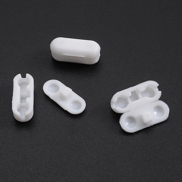 Db 10 stk./parti Plastic Rulle Gardin Træk Snor Forbindelse Gardin Kæde Forbindelse HFMQV 10 PCS