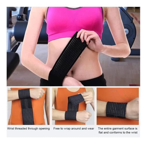 Armband - Ej specificerat - Justerbart - Elastisk komfort - Sportskydd - 4PCS Etikett[DB]