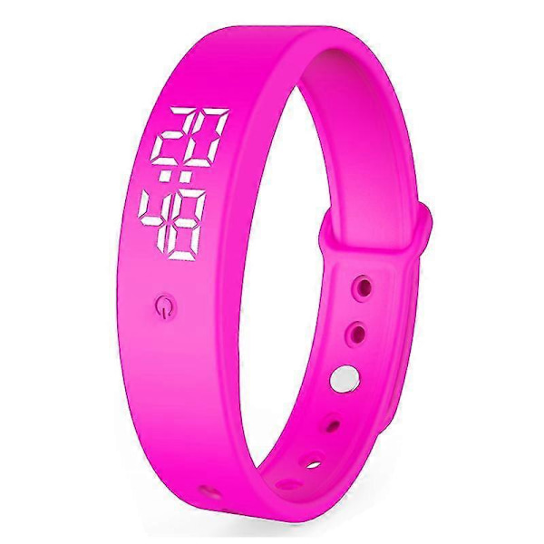Pivotell Vibratime Vibrerande Påminnelseklocka - Med Upp Till 10 Dagliga Alarm [db] Pink