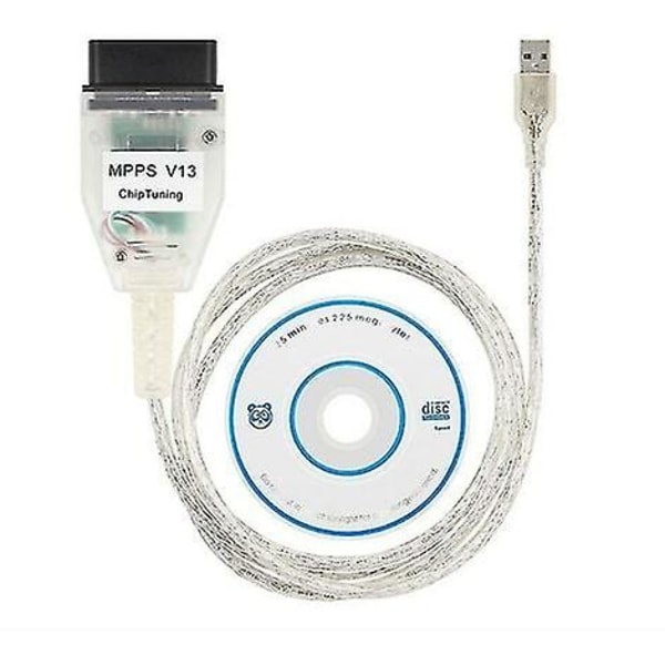 Obd2 Mpps V13.02 Ecu Chip Remap Tuning Flash Programmer Diagnostics Kabel Usb - [DB]