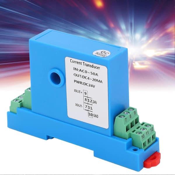 Effektiv AC Strömtransmitter med DC4-20mA Utgång - Idealisk för Kraftdistributionskontroll och AC0-50A Strömtransformator [db]