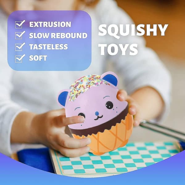 (Monivärinen, Suuri) Panda Egg Galaxy Collection Squishy-lelut, stressilelut ja vempaimet