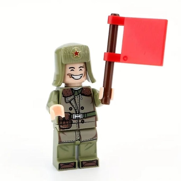 12 st per set Soldater med vapen Guns Leksak monterad man figur dockleksaker minifigur byggklossDB