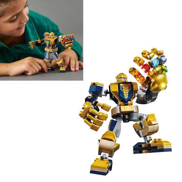 Robot Byggeklods Legetøj Bevægelige Led Pædagogisk Forsamling Byggeklods Model For KidsDB