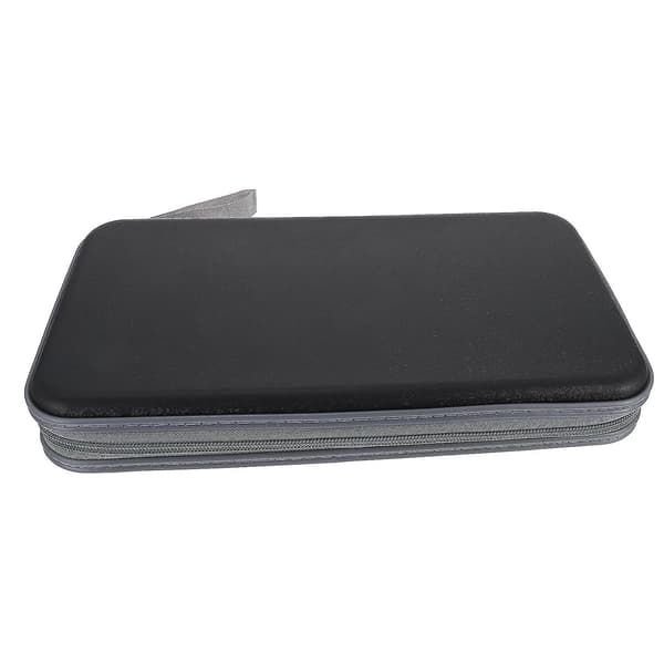CD-opbevaringstaske, trykfast hardcase med 80 pladser til DVD'er, bærbar disk-etui[DB]
