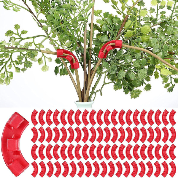 15pcs Plant Bender Reusable Effort Saving Plastic Plant Branches Bending Clip For Yard Jikaix