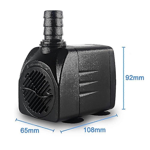 Dränkbar pump, ultratyst vattenpumpsfontänpump [DB] 45W