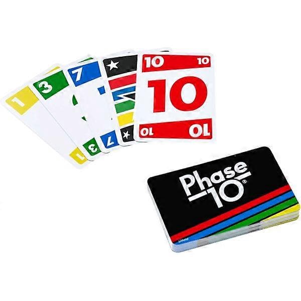 Spillkort Phase 10 svart boks [db]