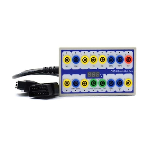 Auto Bil OBD 2 Break Out Box OBD2 Breakout Box OBD OBDII Protokolldetektor [Db] 1 Set first generation