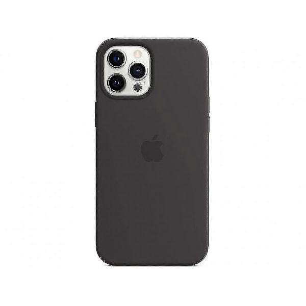 Til Iphone 12 Pro Max Silikone Telefon Cover [db] Black