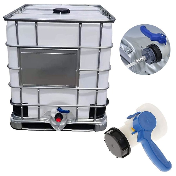 62mm Adapter Afløbsadapter Kuffertadapter 1000l Ibc Butterfly Ventilkontakt til Ibc Vandbeholder