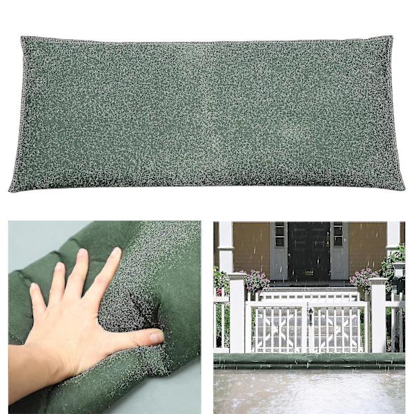 Vattenaktiverade översvämningsbarriärer för hemmadörr, sandlösa sandsäckar för översvämningsskydd, absorberande förebyggande för garage och källare {Db} 30*70cm