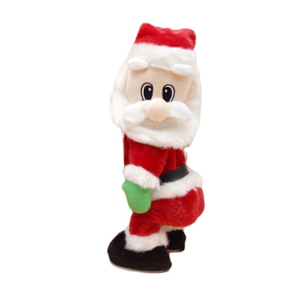 SSRGV Twerking Santa Claus - Twisted Hip, Singing and Dancing - Funny Electric Plush Toy for Kids Women - Sing In English {Db}