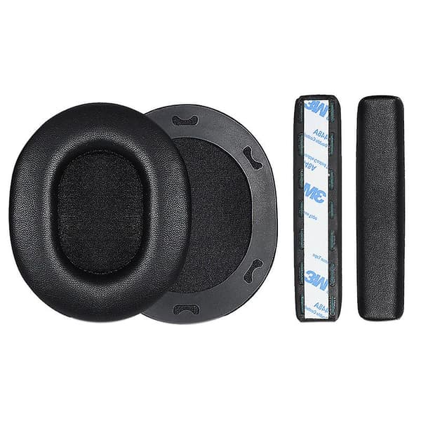 Erstatningsøreputer og hodebåndsputer for Audio Technica Ath M70x [DB]