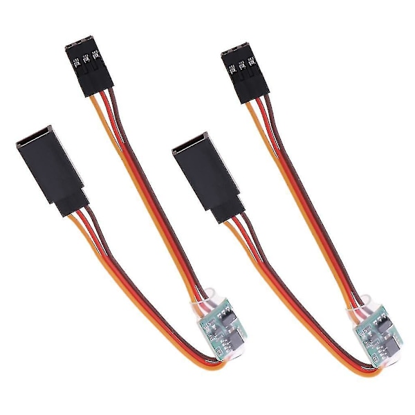 2 kpl Rc Servo -signaalin kääntäjä pyörimisinvertteri Jr Futaba -lentokoneelle [db]