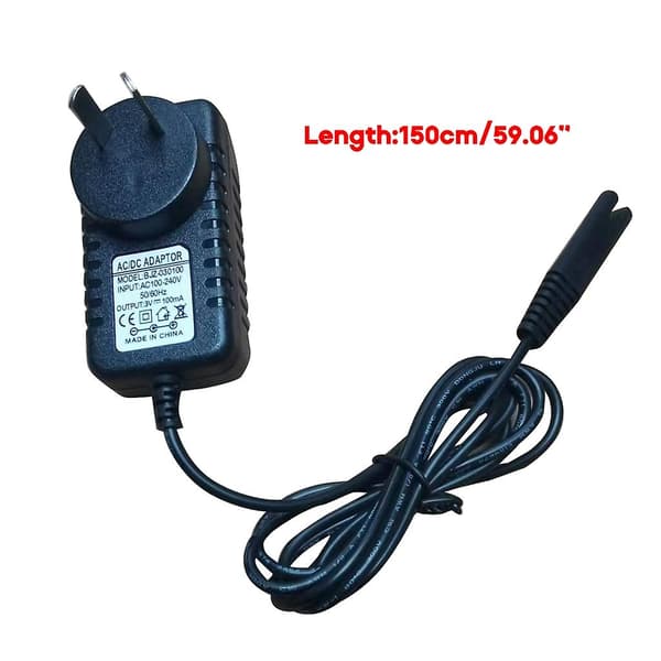 3V Oplader til WP360 WP360W WP462 WP462W WP450 WP450W WP450EC til Waterpik {db} Black EU
