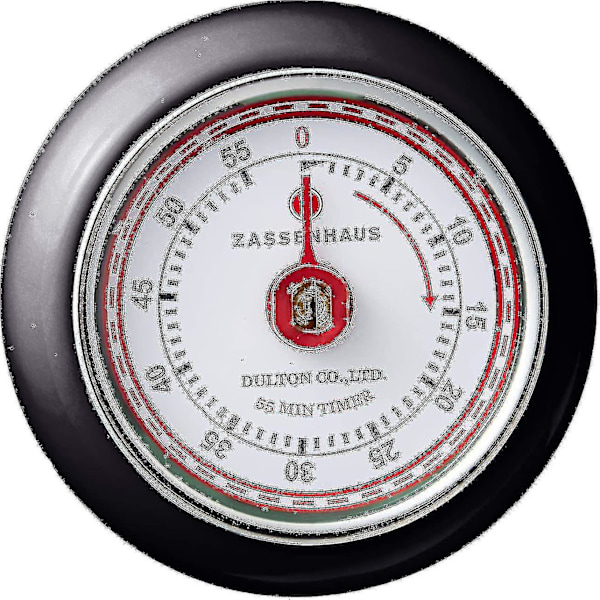 Magnetisk Retro Køkken Timer, Klassisk Mekanisk Koge Timer DB Black