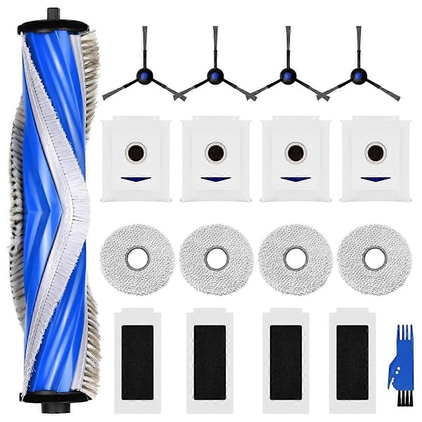 Til X5 Omni / X5 Pro Robotstøvsuger Hovedsidebørste Hepa Filter Moppeklud Støvposer Tilbehør [db] As Shown