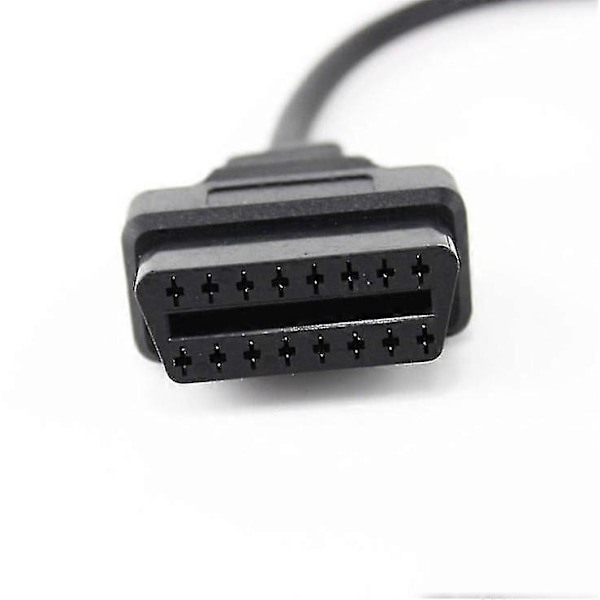 För Nissan Obd1 Till Obd2 Bilscanner Adapter Kabel 14 Pin Till 16 Pin Konverteringskabel Bil Diagnostisk Skanningsverktyg Kontakt Adapter Sladd - KC [DB]