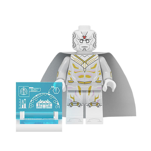 12 st Superhjältefigurer Monterade Minifigurer Byggklossar Leksaker För Barn Present Db
