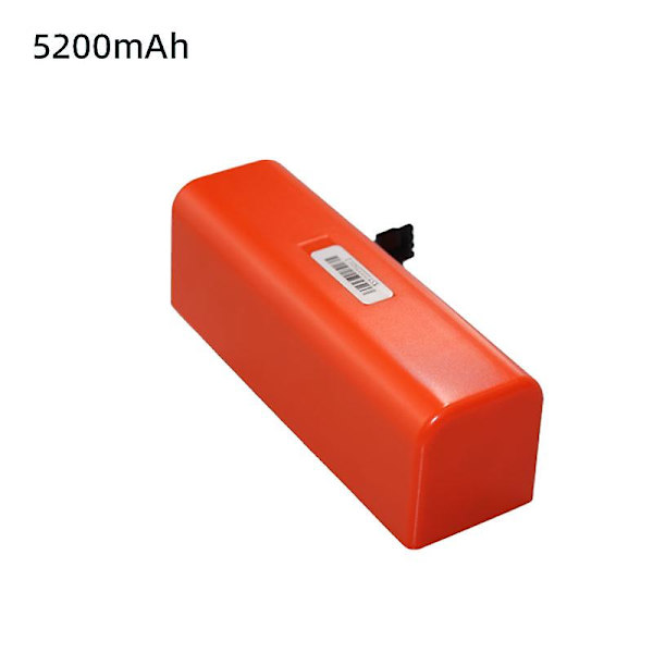 Pölynimurin akun vaihto yhteensopiva Xiaomi Roborock S50 S51 S55 T60 E352-00 S502-00 C10 E20 E35 14.4v 5.2ah Sc akut [DB] 1PCS 5200mAh Orange 14.4V