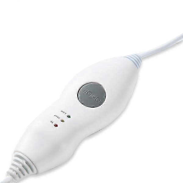 Viktad värmedyna med massage - Elektrisk värmedyna för lindring av ryggsmärta, elektrisk värmefilt för vinterfysioterapi E-shape