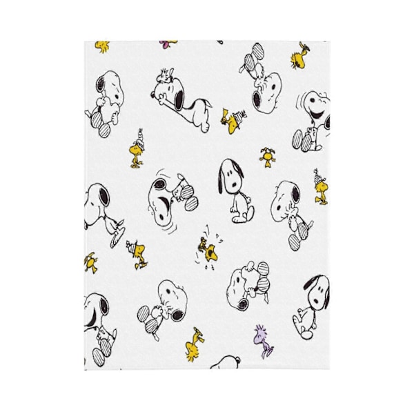 Peanuts Snoopy Flannelfilt för Sovrumsinredning och Sängkläder -CT932 db 125x100cm