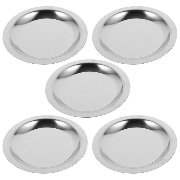 5 stk. Metal Vinkøler Rustfrit Stål Vinkøler Varmebestandig Vinkøler Tekop Underlag  [dB} 11.50X11.50X1.00CM