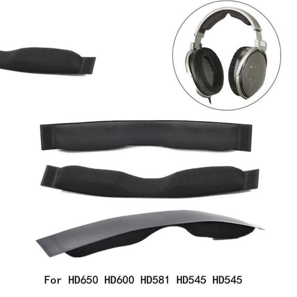 Ørepude Øre Puder Hovedbøjle til Sennheiser HD660S 650 600 545 565 Hovedtelefoner [DB] Two sponge head beam pads