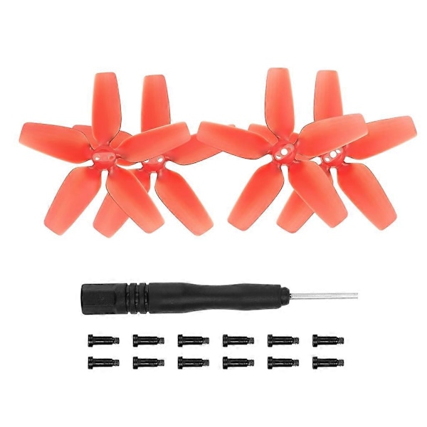 for Avata Drone Propeller Fargerike Drone Propeller Holdbar Drone Vinge [db] Red
