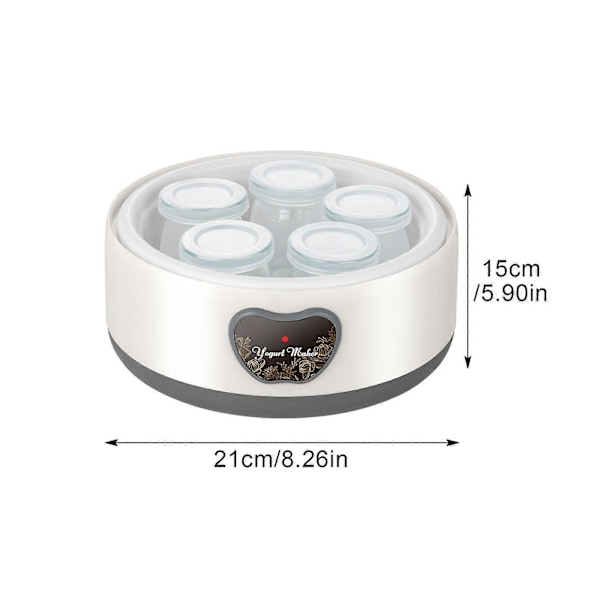 Ultimate Probiotic Jogurttikone Säädettävällä Lämpötilalla ja Ajan Säädöllä [db] UK Plug