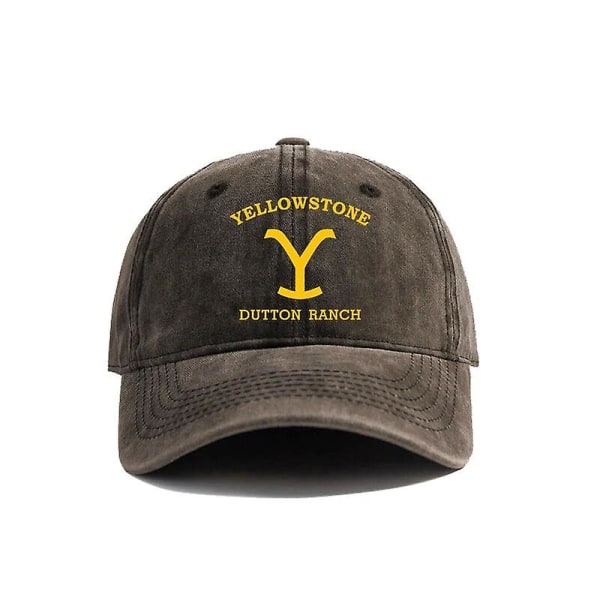 Yellowstone National Park Baseball Kasketter Distressed Hatte Kasket Mænd Kvinder Retro Outdoor Summer Justerbare Yellowstone Hatte Mz-294 [DB] As picture5 Adjustable