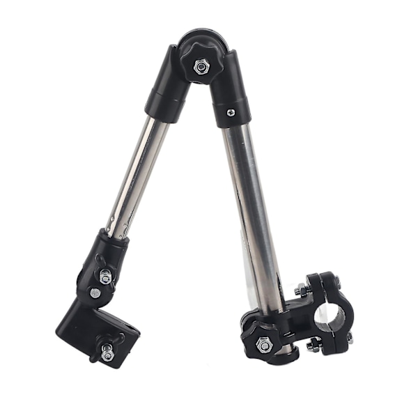 Sort justerbar paraplyholder til klapvogn, barnevogn, cykel og stol - 360∼ rotation [db]
