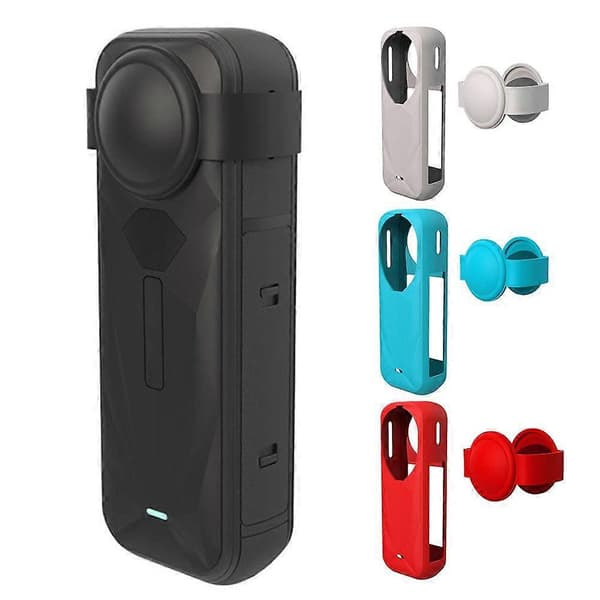 Silikonskydd för Insta360 X5 Kropp och Lins [DB] Black