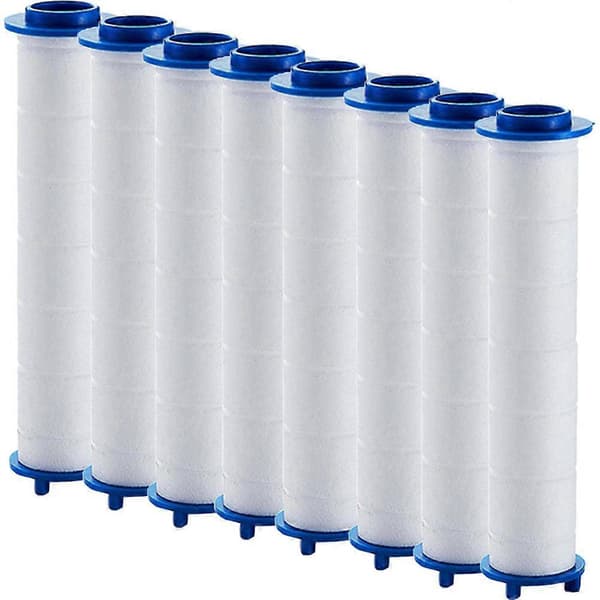 Brusehovedfilter PP bomuld til hjemmebrug med 8 stk. filterpatroner[DB]