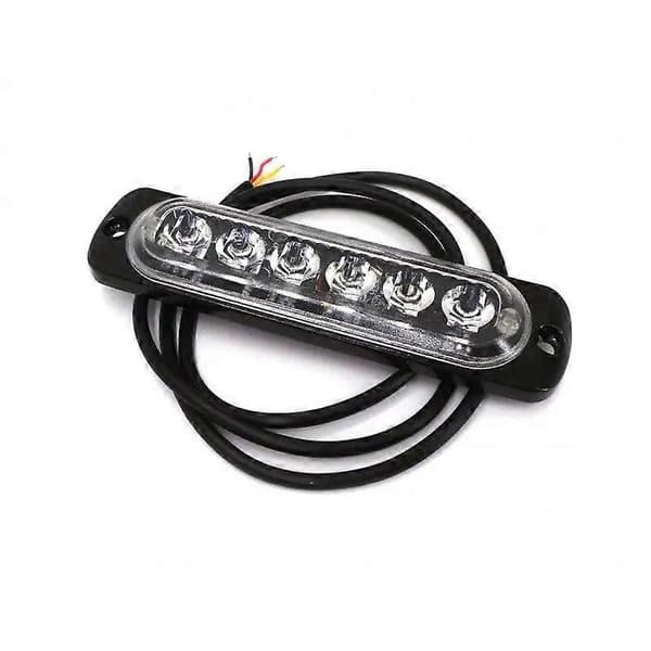 Sumuvalo 6 Led 12v-18v, Punainen [DB]