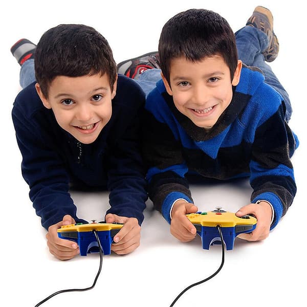 Klassisk Spelkontroll Gamepad Joystick för Nintendo 64 N64 System {Db) Translucent blue 15*10*5