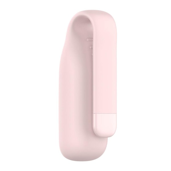 Metal Clip Silikone Etui til Fitbit- Luxe, Smart Anti-tabt Skal Spænde [db] Red