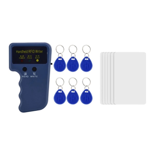 RFID Kort Kopimaskin Skriver Duplikator med 6 Skrivbare Brikker og Kort - Håndholdt Design [db]