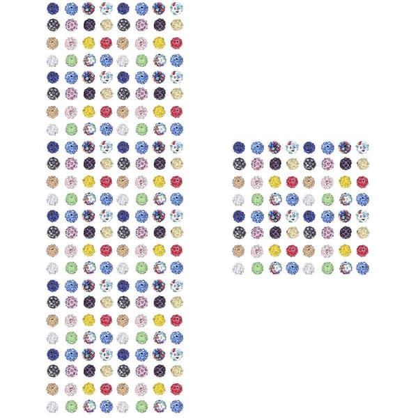 DIY-hobbyperler Diamantbesatte perler til håndlavede smykker 400 stk.[DB]