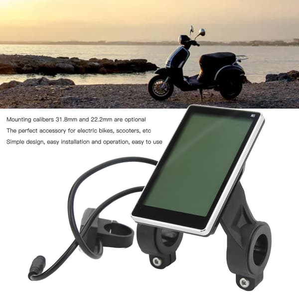 Elektrisk Cykel M5 LCD-Display Vattentät Kontaktpanel Elektrisk Scooter Display Panel Skärm [DB]