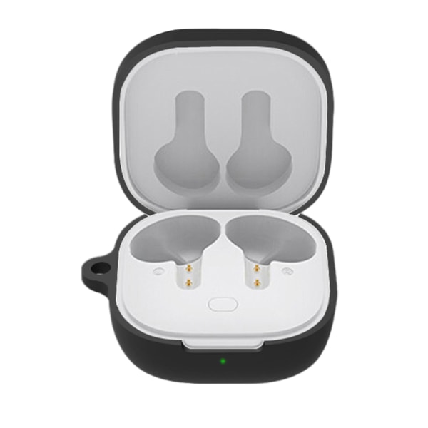 Öronproppsskydd Mjukt Silikon Öronproppar Laddningsbox Fullt Skyddande Fodral Skal För Qcy T13 [DB] White