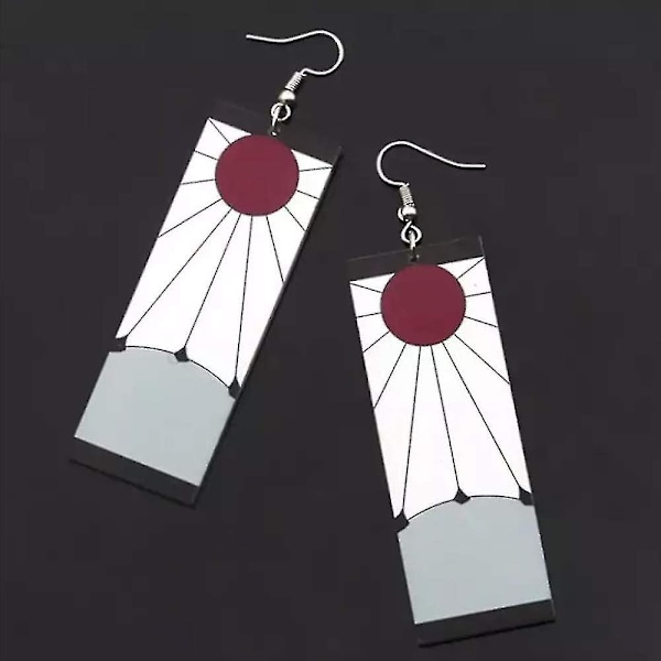 Tanjiro Earrings Kamado Tanjirou's Hanafuda Earrings For ,anime [Db]