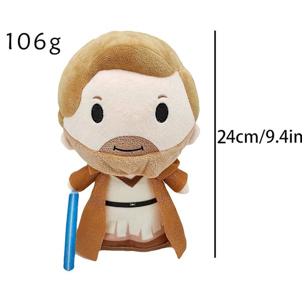 Star Wars Obi-Wan Kenobi Plys Legetøj Gave til Fans Samling 24cm [DB]