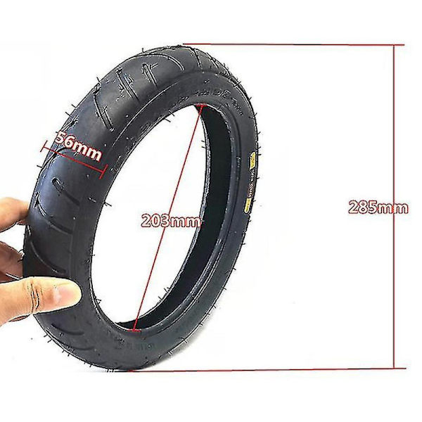 1x 12 tuuman 280 x 65-203 paksu rengas ja sisäkumi lastenvaunuihin, lastenautoihin, vauvanrattaisiin, sisä- ja ulkorenkaat, lasten kolmipyörä [DB] Tire